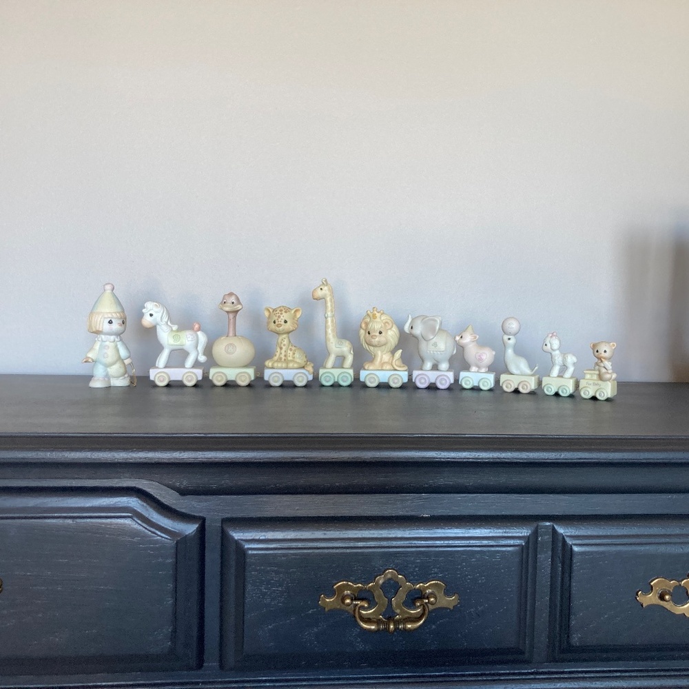 Precious Moments Birthday Train Set